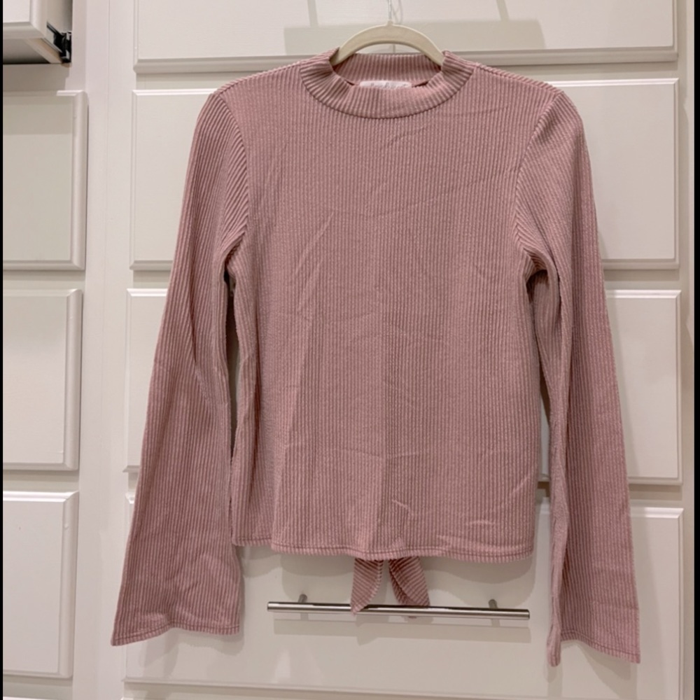 Size S open back sweater